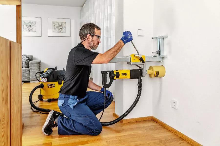 Carotteuse REMS Picus DP 2200 W - Basic Pack - Spécial Carottage à Sec Dans Le Béton Armé - 180016 R220 3 Carotteuse REMS Picus DP 2200 W - Basic Pack - Spécial Carottage à Sec Dans Le Béton Armé - 180016 R220 – Image 3