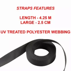 Sangles à Cliquet MASTERLOCK 4,25 M X 25 Mm Avec Crochets En S - Lot De 2 - 3066EURDAT -Toit Outils Pro 3066eurdat 4 1