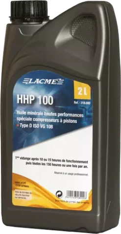 Huile Compresseur HHP100 LACME - Bidon 2 L - 318000