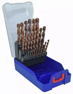 Coffret TIVOLY 25 Forets Métaux FURIUS HSS Revêtus FUSIO Pointe En Croix Ø 1 à 13mm - 11454170017