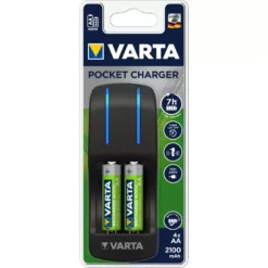 Chargeur VARTA Pocket + 4 Piles AA - 57642101451