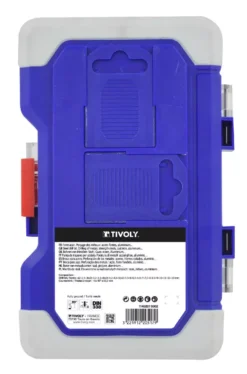 Coffret 26 Pièces TIVOLY - 25 Forets Métaux HSS Taillés Meulés Pointe En Croix Ø 2 à 13mm + 1 Fraise à Noyer HSS Ø 16,5mm - 11452070002 -Toit Outils Pro 670c86abaa4586a088557f5c2d32