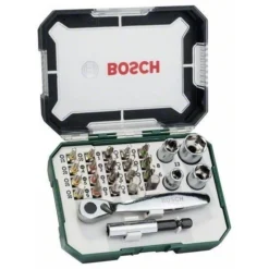Set D’embouts De Vissage + Cliquet BOSCH 26 Pièces - 2607017322 -Toit Outils Pro AEA90129 3