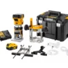 Affleureuse-défonceuse XR 18V 2 X 5Ah Li-ion DEWALT - Pince 6-8 Mm - En Coffret Tsatak Avec 2 Batteries 18V + Chargeur + Accessoires - DCW604P2-QW