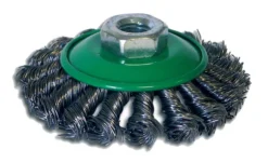 Brosse Assiette GERLON - Acier Torsadé - Ø95 Mm - Brins 23 Mm - BZCD
