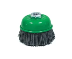 BZCB Brosse Coupelle Nylon, Brins 30 Mm - Diamètre : 100 Mm