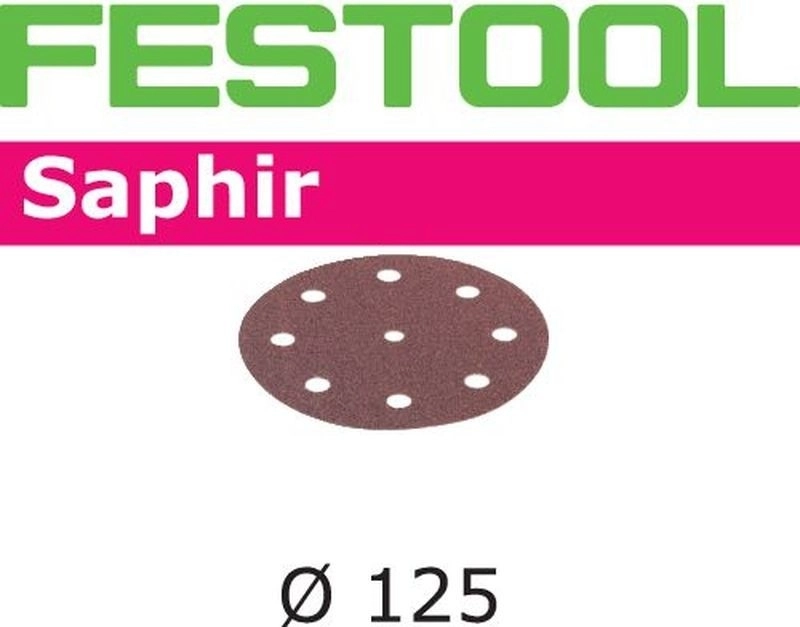 Abrasif Pour Ponçeuse FESTOOL Saphir - Ø 125 Mm 1 Abrasif Pour Ponçeuse FESTOOL Saphir - Ø 125 Mm
