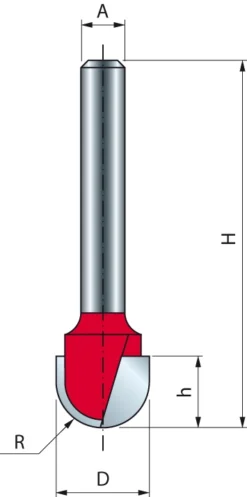 Fraise FREUD à Bout Arrondi - 18
