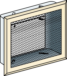 Grille De Ventilation Habillage GVH POUJOULAT - 55000278 1 Grille De Ventilation Habillage GVH POUJOULAT - 55000278