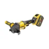 Meuleuse 2.0 XR FLEXVOLT 54V 2Ah Li-Ion Brushless 125mm DEWALT - 2 Batteries - Coffret TSTAK - DCG418T2-QW
