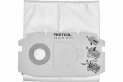 Sac Filtre SelfClean SC FIS-CT MIDI/5 FESTOOL - 5 Sacs - 498411- Pour CTL MIDI Avant 2019