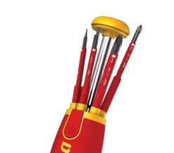 Tournevis Porte Embout Slim VDE 75 Mm WIHA Liftup - 6 Embouts FENTE /PH /XENO PZ2 - 38611 -Toit Outils Pro EGA20050 3