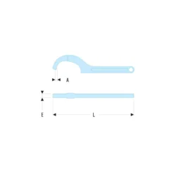 Clé à Ergot Articulé 120 Mm FACOM - 125A.120