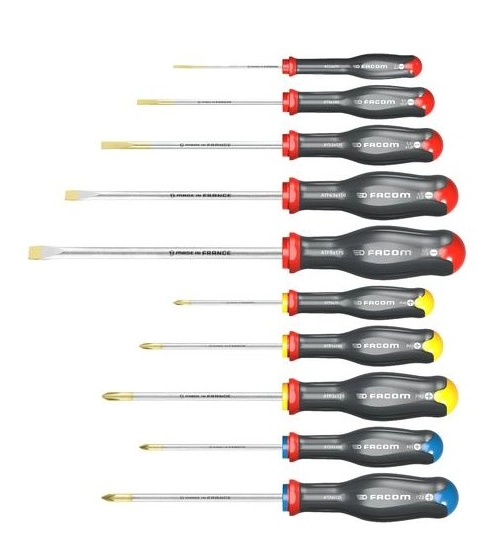 Jeu De 10 Tournevis Protwist FACOM - ATW.J10PB 1 Jeu De 10 Tournevis Protwist FACOM - ATW.J10PB