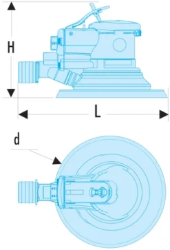 Ponceuse Orbitale Pneumatique FACOM - V.252FPF