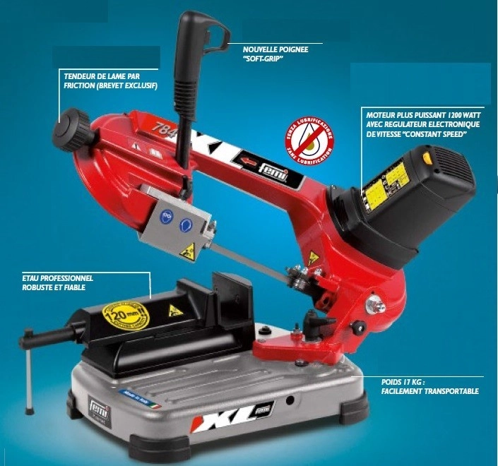 Scie à Ruban Métal FEMI Régulation électronique - Coupe Max.120mm - 784XL 2 Scie à Ruban Métal FEMI Régulation électronique - Coupe Max.120mm - 784XL – Image 2