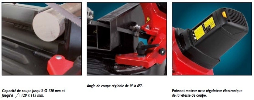 Scie à Ruban Métal FEMI Régulation électronique - Coupe Max.120mm - 784XL 4 Scie à Ruban Métal FEMI Régulation électronique - Coupe Max.120mm - 784XL – Image 4