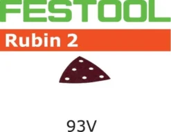 Abrasif STF FESTOOL - 93V Pour Bois - V93/6 - Grain 60 -RU2 - 50 Pièces - 499162