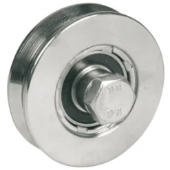 Roue Ø 120 à Gorge Triangulaire Avec 2 Roulements à Billes AVL - Charge 500 Kg - 916120Y/2