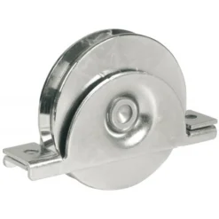 Roue Ø100 Mmm à Gorge Ronde Ø16 Mm AVL - Support à Encastrer - Charge 300 Kg - 918100B