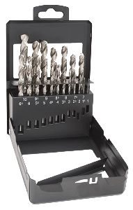 Coffret Métal De 19 Forets HSS Cobalt 5% RISS - Ø 1 à 10 X 0.5 Mm - CO19V3075AC