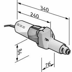 Meuleuse Droite H 1105 VE FLEX - 269956 -Toit Outils Pro FLE00003 2