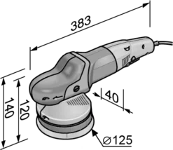 Polisseuse Orbitale à Entraînement Forcé XCE 10-8 125 P-Set FLEX - En L-Boxx Avec Accessoires - 447269 -Toit Outils Pro FLE00092 16