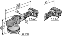 Polisseuse Excentrique 18V XFE 15 150 18.0-EC FLEX - Sans Batterie Ni Chargeur - En L-Boxx - 459089 7 Polisseuse Excentrique 18V XFE 15 150 18.0-EC FLEX - Sans Batterie Ni Chargeur - En L-Boxx - 459089 -Toit Outils Pro FLE00116 12