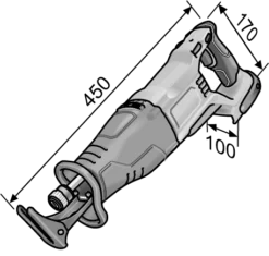 Scie Sabre Pendulaire 18V RSP DW 18.0-EC/5.0 Set FLEX - En Coffret 2 Batterie +chargeur - 469084 -Toit Outils Pro FLE00137 10