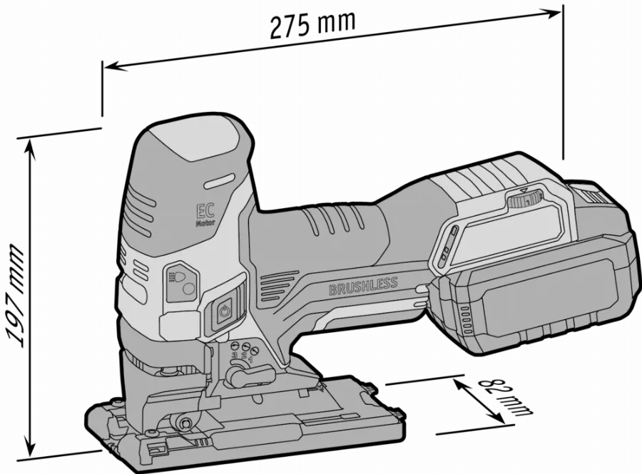 Scie Sauteuse 18V JS 18.0-EC/5.0 Set FLEX - 2 Batteries + Chargeur + Coffret + Accessoires - 489778 2 Scie Sauteuse 18V JS 18.0-EC/5.0 Set FLEX - 2 Batteries + Chargeur + Coffret + Accessoires - 489778 – Image 2