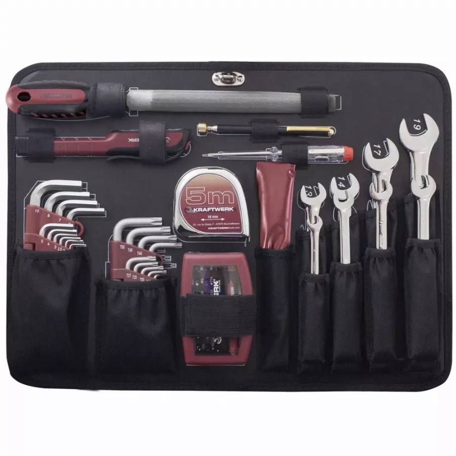 Coffret D'outils Pro-Line KRAFTWERK 264 Pièces + Perceuse Visseuse BOSCH 1/4" 1/2" - 3949 2 Coffret D'outils Pro-Line KRAFTWERK 264 Pièces + Perceuse Visseuse BOSCH 1/4" 1/2" - 3949 – Image 2