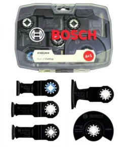 Coffret 5 Lames Outils Oscillant BOSCH STARLOCK Best For Cutting - 2608664131