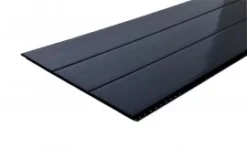 Lambris PVC Belriv 3 Lames Larg.330mm X 4m NICOLL Sous Face Alvéolaire - Anthracite - PSFA334A
