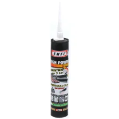 Mastic EMFI Tout Support - A Prise Rapide - High Power Turbo - Cartouche 290 Ml - Blanc - Lot De 25 - 75045BE001