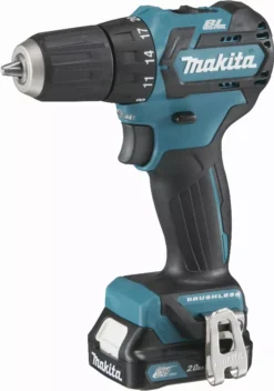 Perceuse Visseuse 12 V CXT Li-Ion 2 Ah Ø 10 Mm MAKITA - 2 Batteries, Chargeur, Coffret - DF332DSAJ