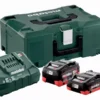 Pack énergie 18V METABO 2 Batt.: 4,0 Ah LiHD / 5,5 Ah LiHD + Charg. ASC 55 + Coffret MetaBox - 685136000