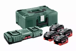 Pack énergie 18V METABO 4 Batt.8,0 Ah LiHD + Charg. ASC 145 Duo + Coffret MetaBox - 685135000
