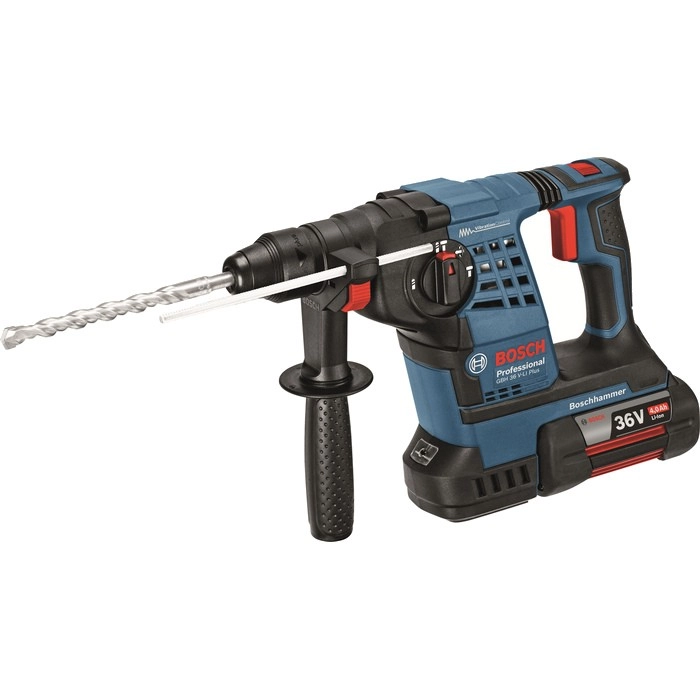Perforateur BOSCH GBH 36V 2x4.0Ah 3.2J En Coffret - 0611906003 1 Perforateur BOSCH GBH 36V 2x4.0Ah 3.2J En Coffret - 0611906003