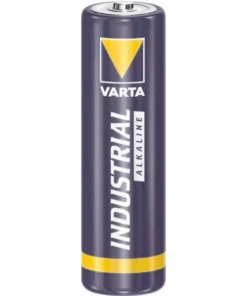 Pile Alcaline Industrielle 1.5V LR6 AA VARTA - 4 Packs De 10 Piles - 4006211354