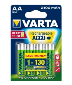 Pile Rechargeable AA 1.2v 2100 MAh Nimh VARTA - Préchargées - Pack De 4 - 56706101404
