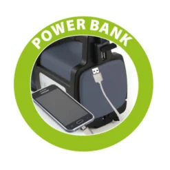 Projecteur à LED 10W Rechargeable VELAMP - 735Lm - IP44 - IR666-10W -Toit Outils Pro PIL01438 3