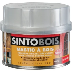 Mastic SINTOBOIS + Tube Durcisseur SINTO - Chêne - Boite 1 L - 23702