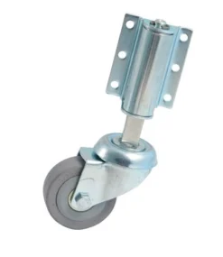 Roulette Pivotante "échelle" à Platine AVL - Roues Caoutchouc Ø 50 - Charge 40 Kg - 718531A