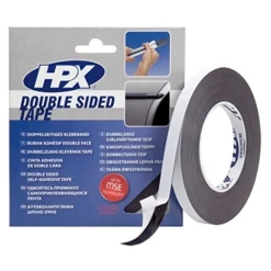 Ruban Double Face Acrylique Noir 19mm X 10m X 1mm HPX Pour Fixation Définitive - ZC05