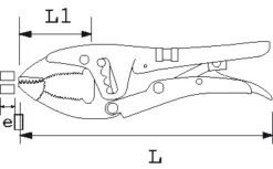 Pince Etau Grande Capacite Mors Mobile SAM - 21230 -Toit Outils Pro SAM01097 5