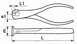 Pince Coupante En Bout Bimatiere Avec Ressort 160 Mm SAM - 230R16GFME -Toit Outils Pro SAM01168 5