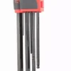 Râtelier 9 Clés Males Extra-longues 6 Pans A Tête Sphérique 1,5 A 10 Mm SAM - 67AR9AL