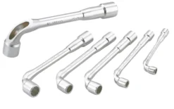 Jeu 6 Clés A Pipe Débouchée 6/12 Pans 7 A 17 Mm SAM - 93SDJ6