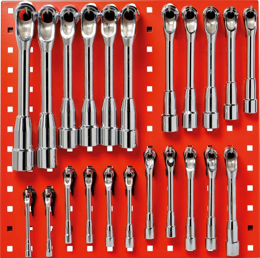 Panneau Mural 22 Clés A Pipe Débouchée 6 Pans SAM - 94SDJ22P 1 Panneau Mural 22 Clés A Pipe Débouchée 6 Pans SAM - 94SDJ22P