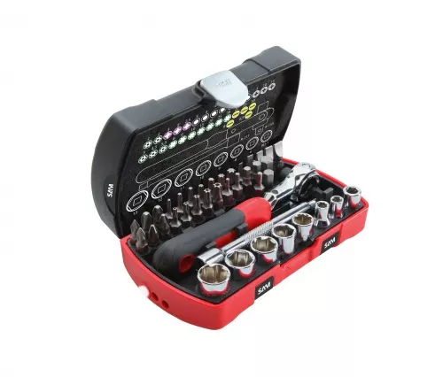 Coffret 40 Outils Serrage-vissage 1/4" SAM OUTILLAGE - 73-R40 2 Coffret 40 Outils Serrage-vissage 1/4" SAM OUTILLAGE - 73-R40 â Image 2